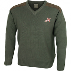 Jack Pyke Shooters Pullover ( V neck with pheasant motif)